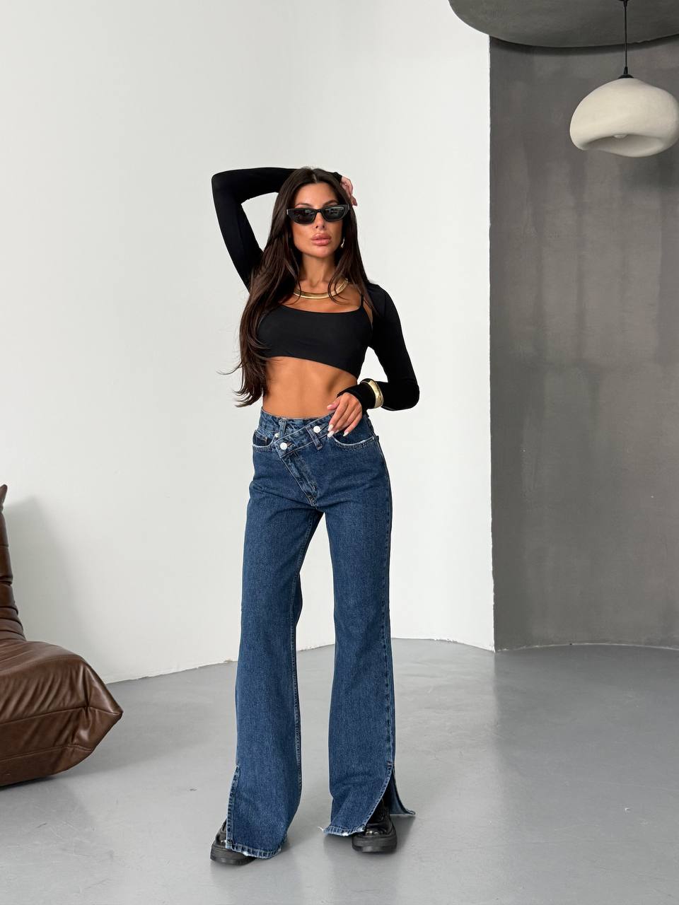 ქალის ჯინსის შარვალი