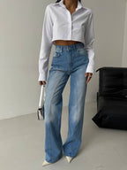 ქალის ჯინსის შარვალი