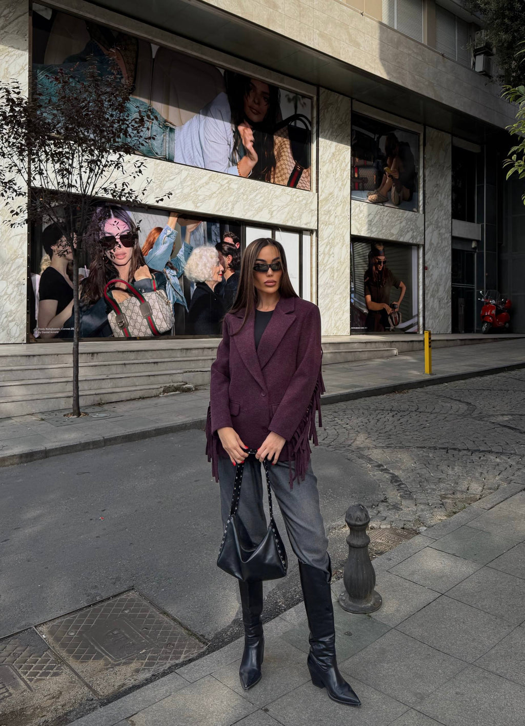 ქალის პიჯაკი-მანტო