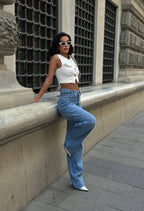 ქალის ჯინსის შარვალი